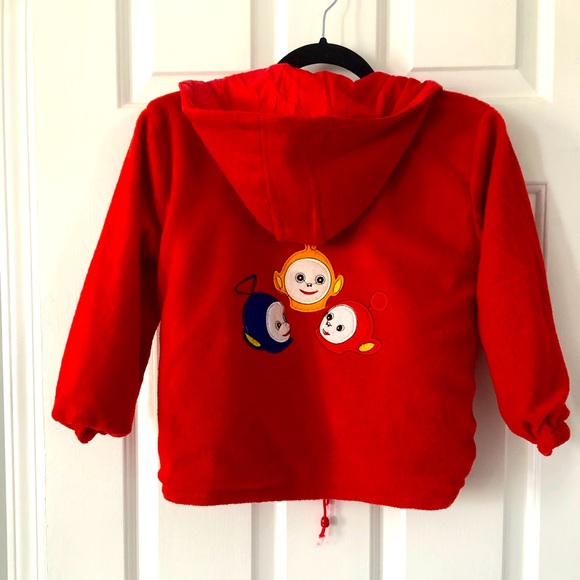 Vintage Teletubbies Reversible Jacket - Fleece Jacket or Wind Breaker—NEW - Picture 2 of 13